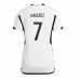 Tanie Strój piłkarski Niemcy Kai Havertz #7 Koszulka Podstawowej dla damskie MŚ 2022 Krótkie Rękawy